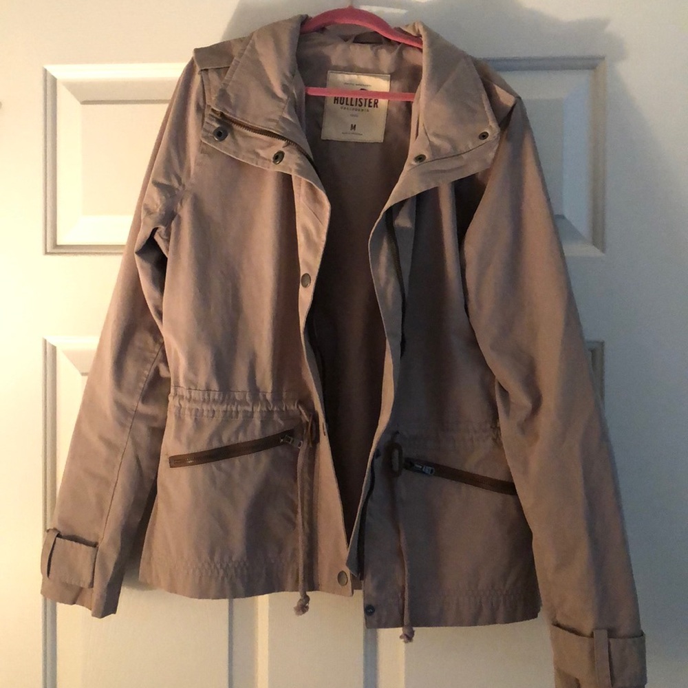 Hollister Mauve/Taupe utility coat